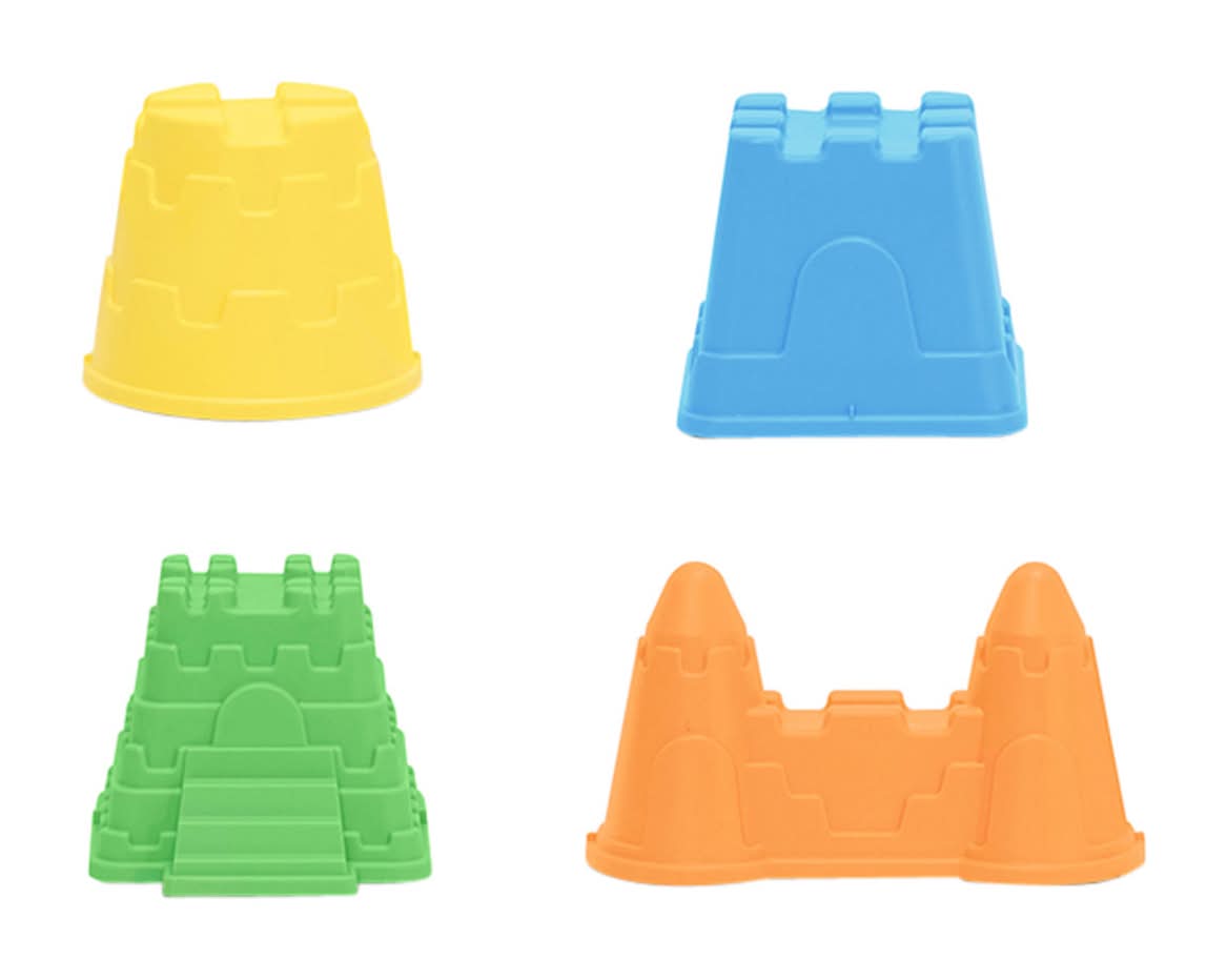 Next Wave Sand Castle Molds 4 Assorted Designs