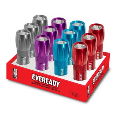 Eveready Compact Metal Flashlight - Each
