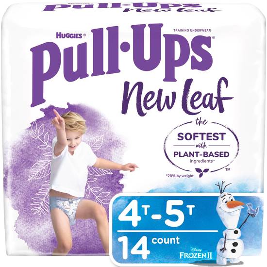 Pull-Ups New Leaf Boys' Training Pants, 4T-5T, 14 CT