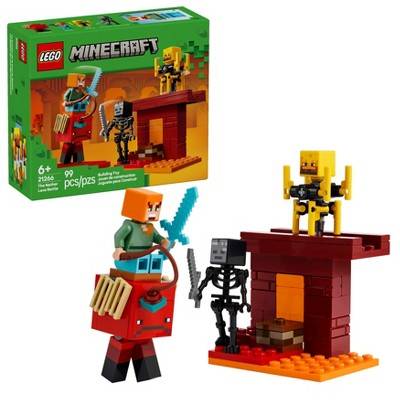 LEGO Minecraft the Nether Lava Battle Building Toy 21266 (99 ct)