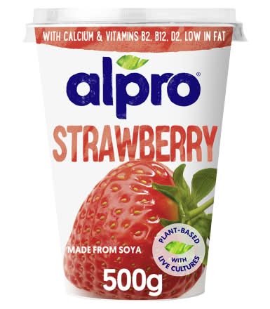 Alpro Strawberry Yoghurt Alternative (500g)