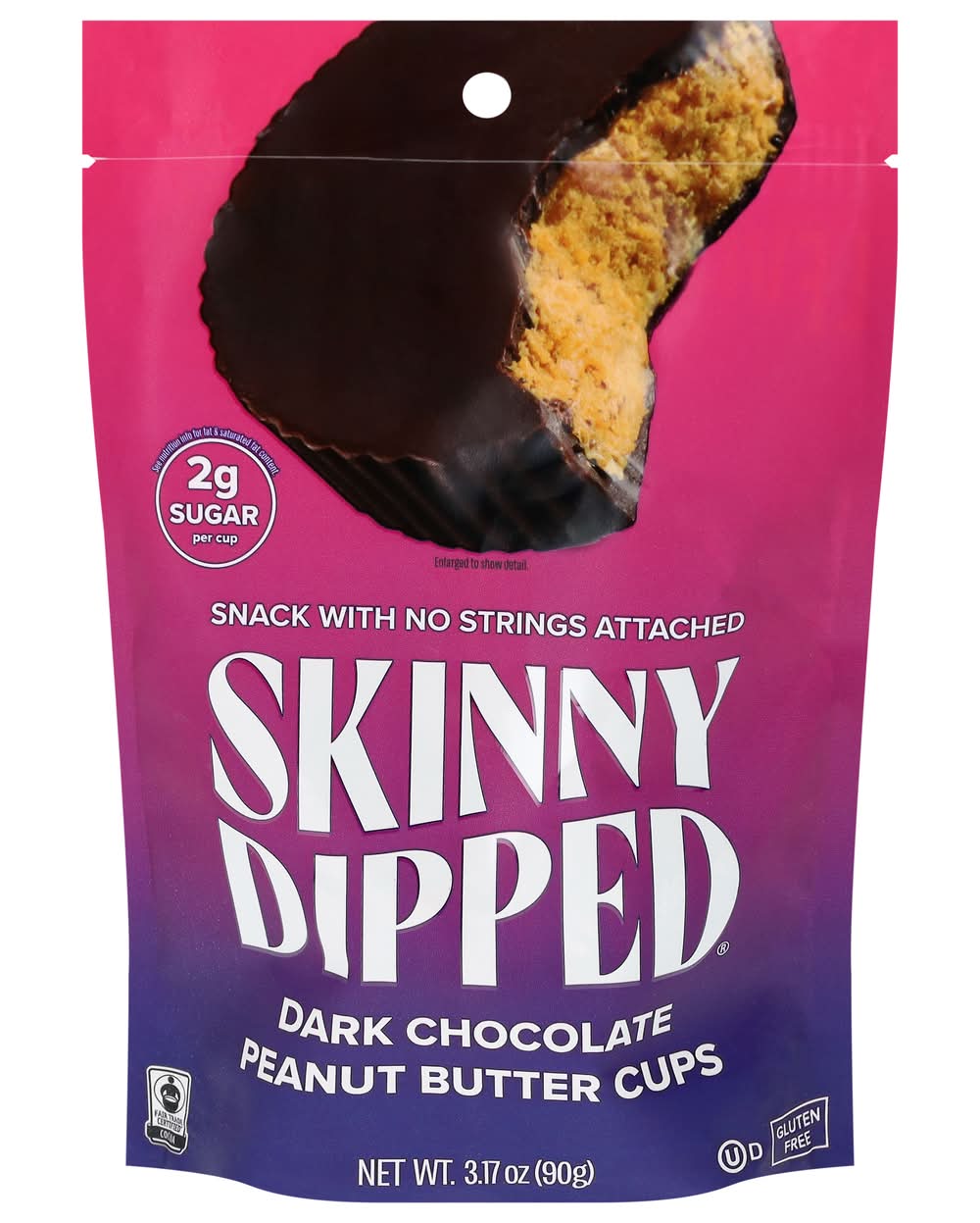 Skinny Dipped Snack Cups, Dark Chocolate Peanut Butter (3.17 oz)