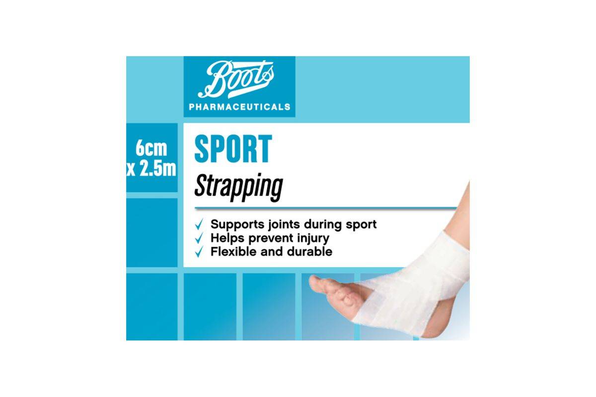 Boots 2.5m x 6cm, Sports Strapping