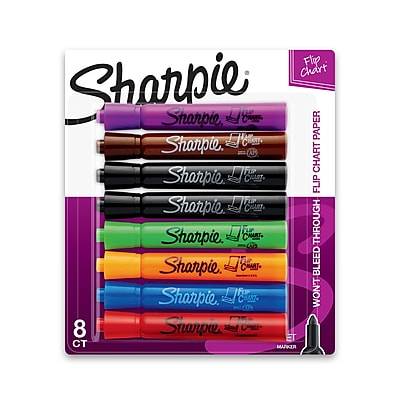 Sharpie Variety Colors Bullet Tip Flip Chart Markers (8 ct)