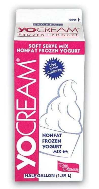 Yocream Frozen Yogurt Mix, Vanilla (1.89 L)