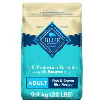 Blue Buffalo Adult Dog Food Fish & Brown Rice Chicken & Brown Rice (9.9 kg)