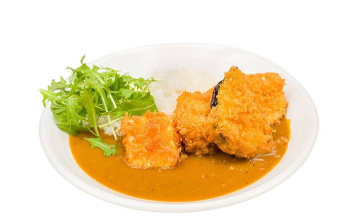 Tofu, Cauliflower & Aubergine Katsu Curry