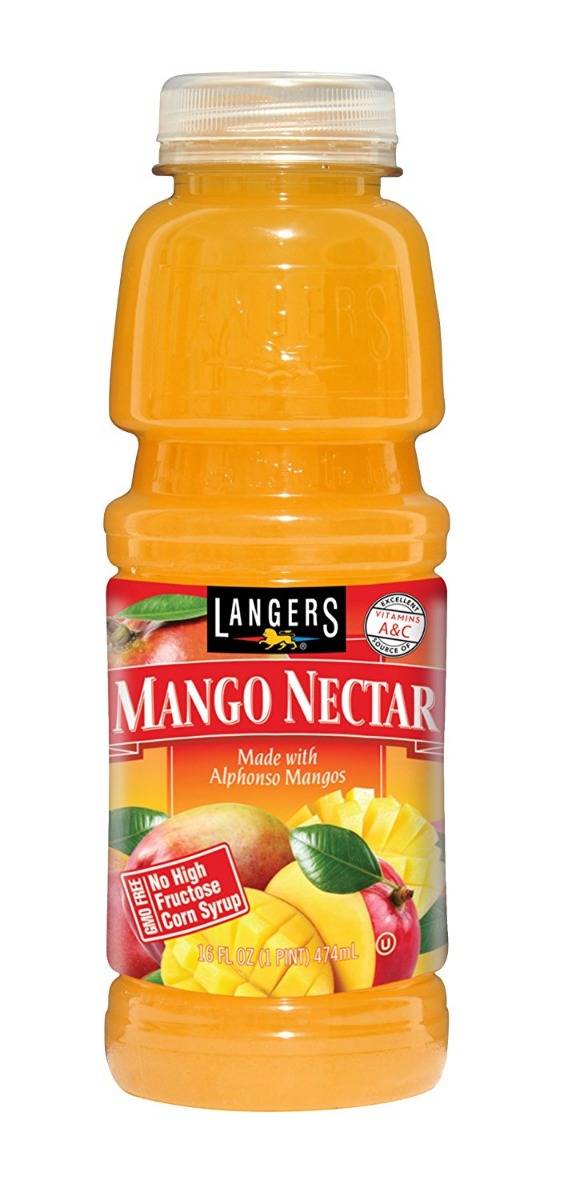 Langers - Mango Nectar Juice - 12/16 oz (1X12|1 Unit per Case)