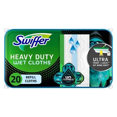 Swiffer Unstopables Heavy Duty Wet Cloths Refill, Fresh (20 ct)