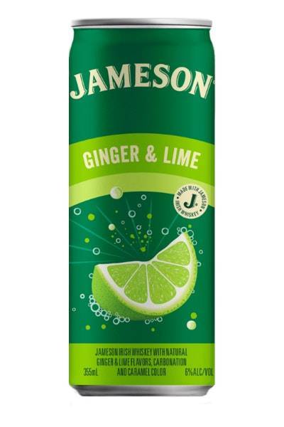 Jameson Ready To Drink Whiskey, Ginger & Lime Cocktail (355ml can)