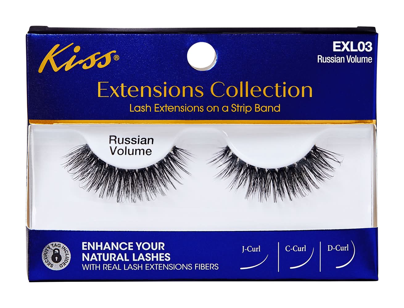 Kiss® Russian Volume Extensions Collection Eyelashes 1-Pack