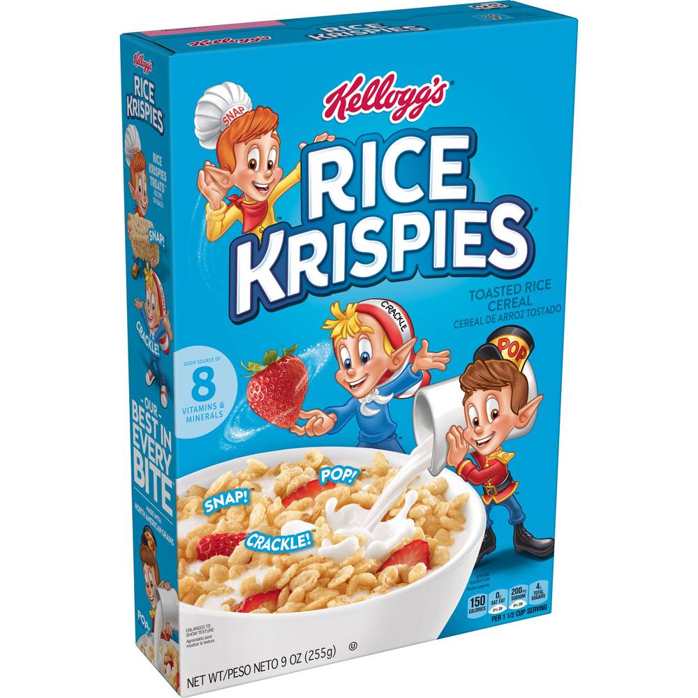 Rice Krispies Breakfast Cereal, 9 OZ