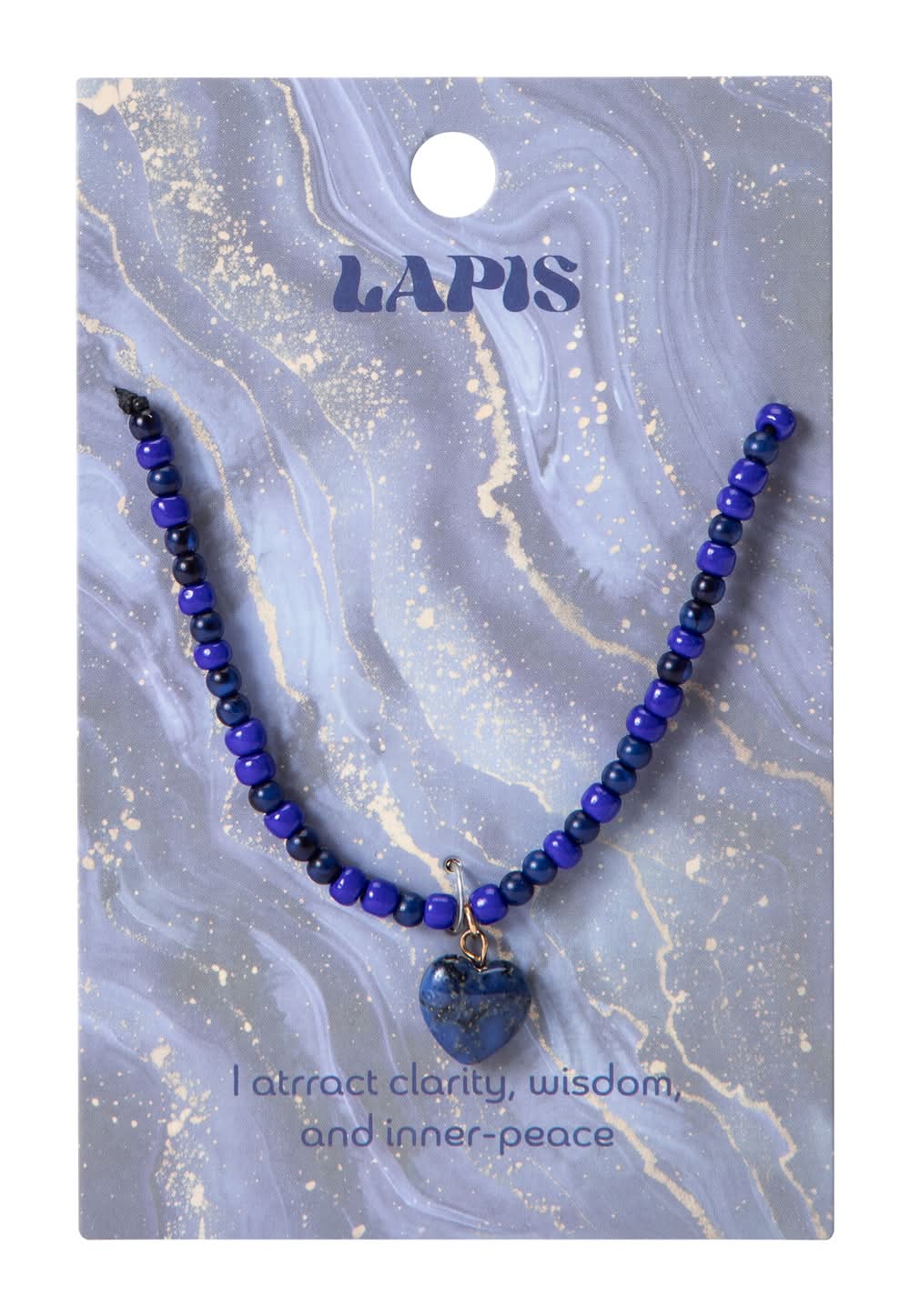 Semi-Precious Stone Necklace Lapis
