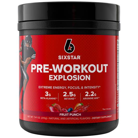 Six Star Pre-Workout Explosion- Fruit Punch