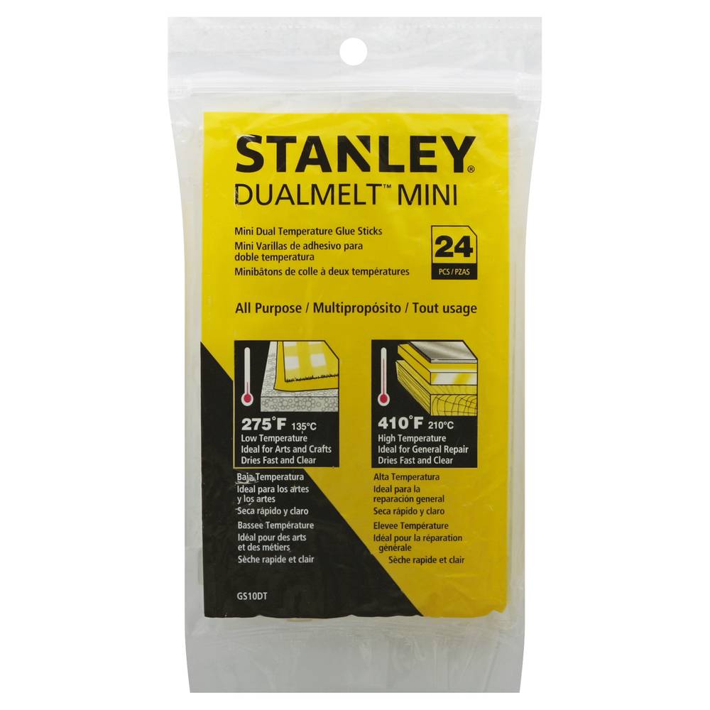 Stanley Dualmelt All-Purpose Mini Glue Sticks (24 pack)