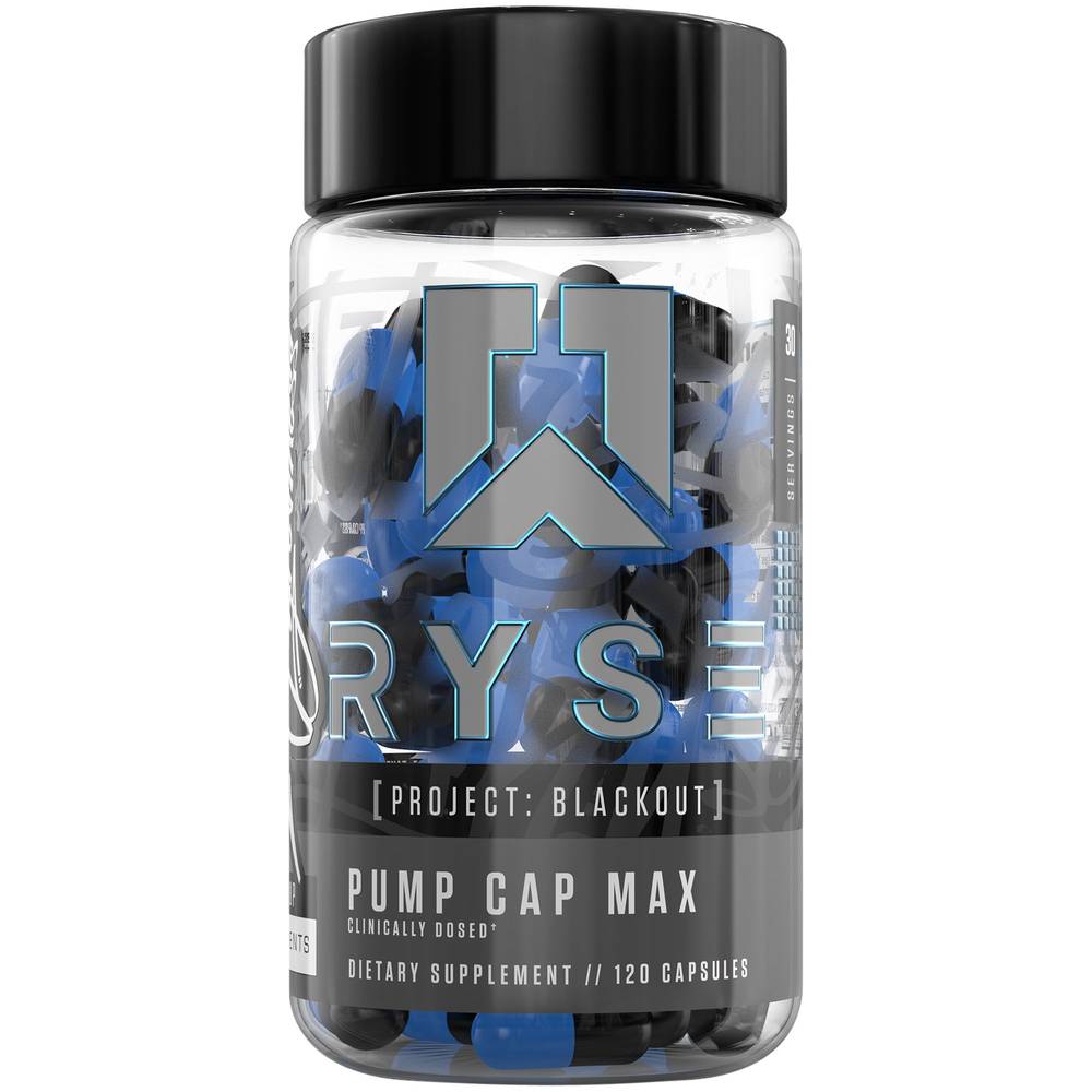 Ryse Project Blackout Pump Cap Max Capsules (120 ct)