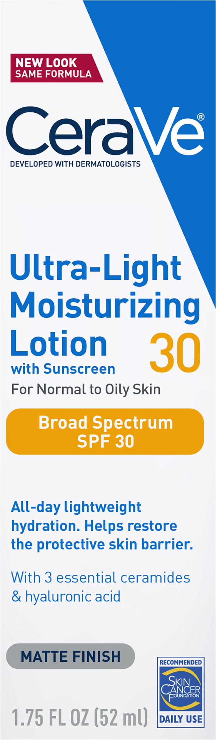 CeraVe Ultra Light Moisturizing Lotion With Sunscreen Spf 30 (1.75 fl oz)