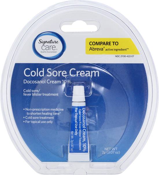 Signature Care Cold Sore Cream (0.07 oz)