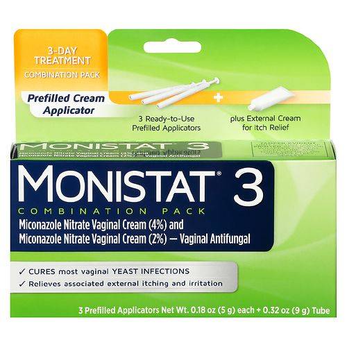 Monistat 3 3 Combination Pack Variety Pack - 3.0 ea