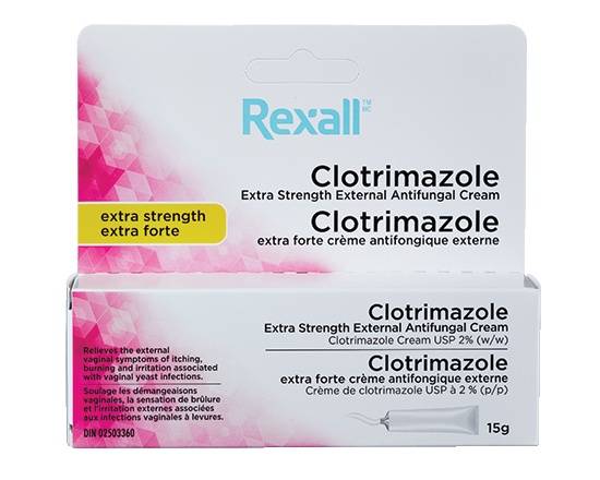 Rexall Clotrimazole Es Antifungal Cream 15 Gr