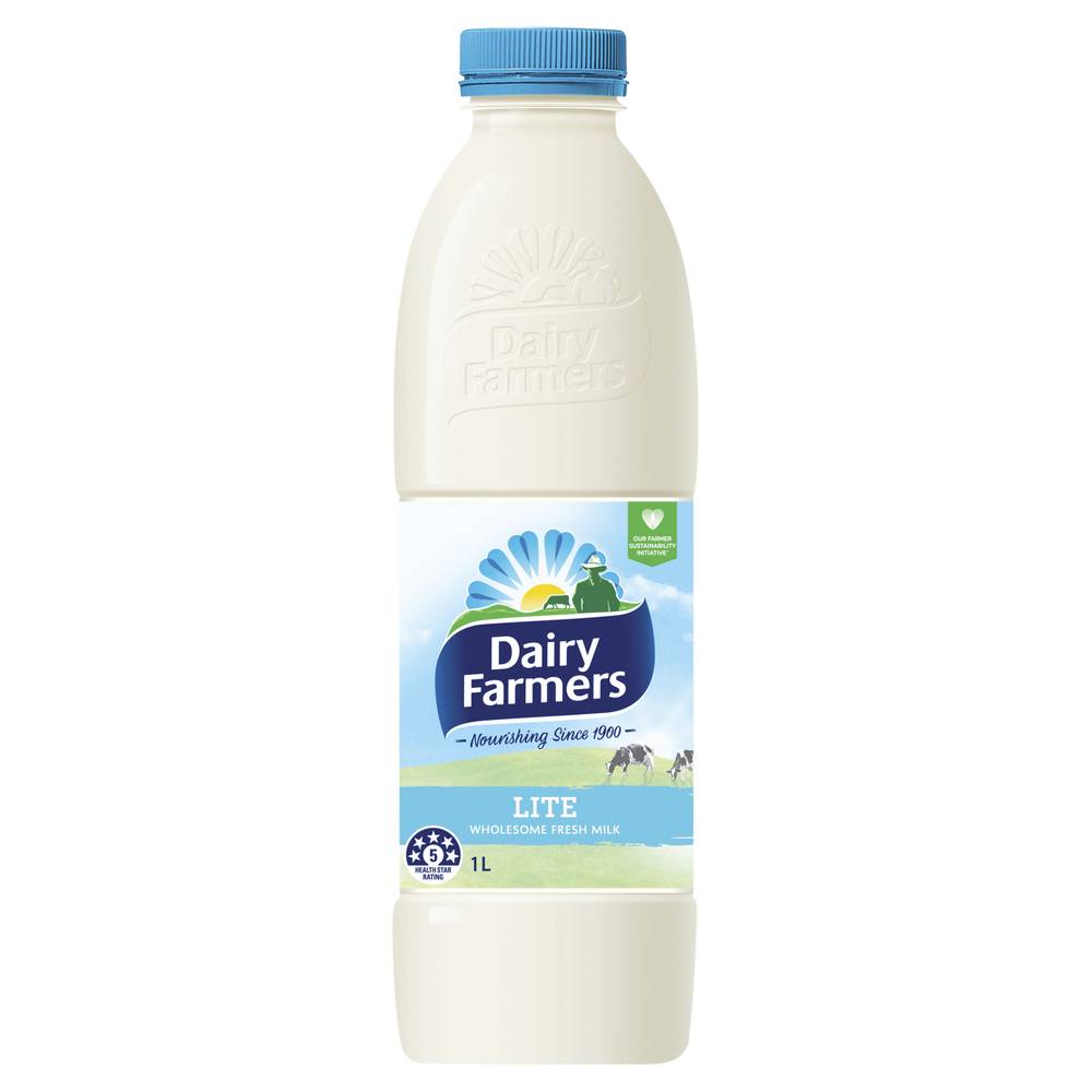 Dairy Farmers Lite Wholesome Fresh Milk (1L)