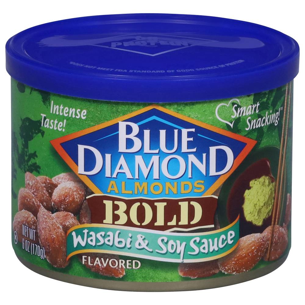 Blue Diamond Bold Almonds, Wasabi-Soy Sauce (6 oz)