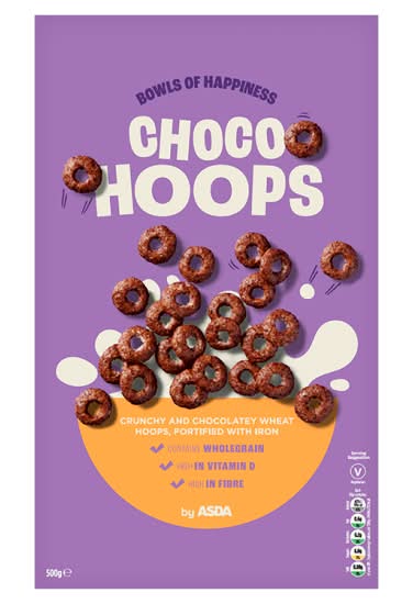 ASDA Choco Hoops (500g)