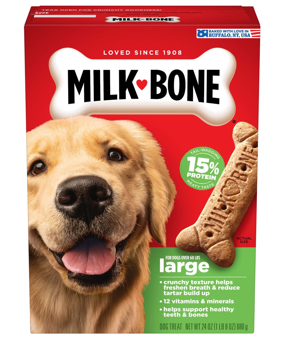 Milk-Bone Original Crunchy Dog Treat Biscuits, L (24 oz)