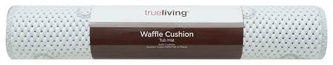 Zenna Home Maytex Waffle Cushion Tub Mat, Blue