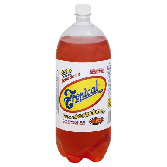 Tropical Foods Strawberry Flavored Soda (67.6 fl oz)