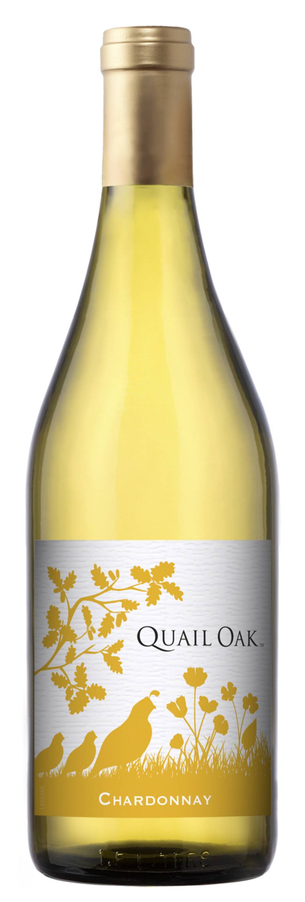 Quail Oak California Chardonnay Wine (750 ml)