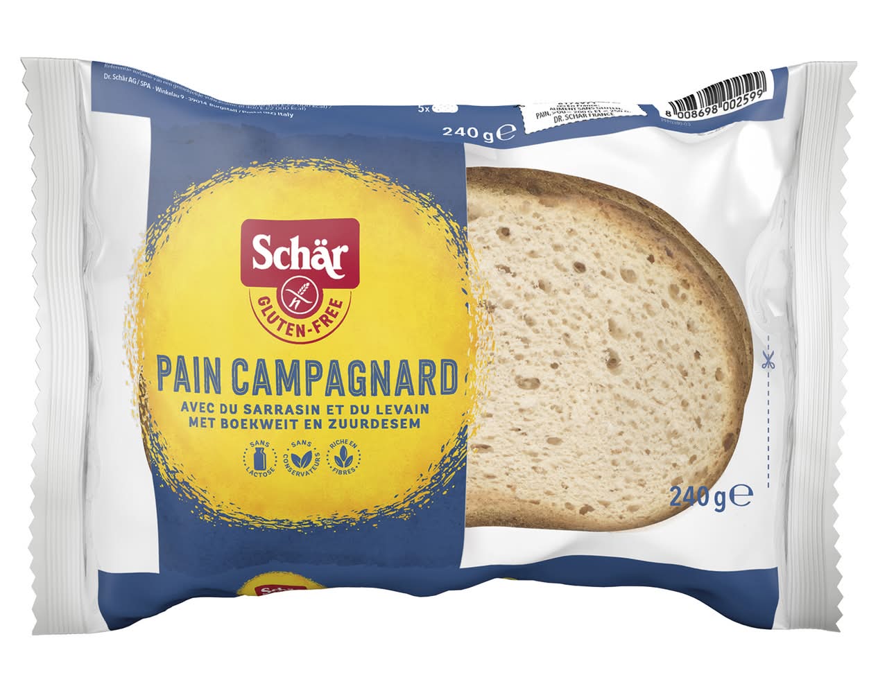Schär - Pain campagnard sans gluten (5)