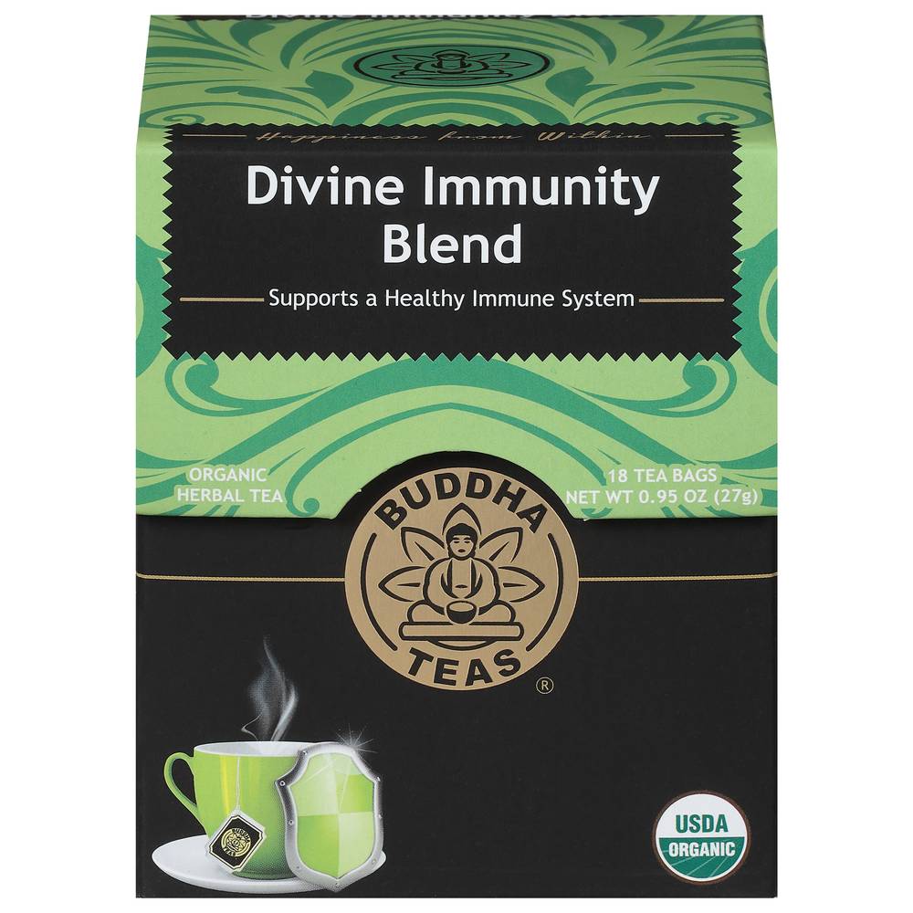 Buddha Teas Organic Divine Immunity Blend Herbal Tea Bags (0.95 oz)