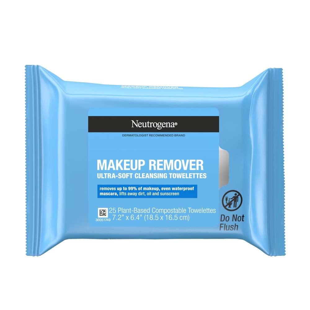 Neutrogena Makeup Remover Cleansing Towelettes, 25Ct