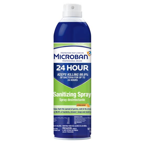 Microban 24hr Disinfectant Spray 15oz