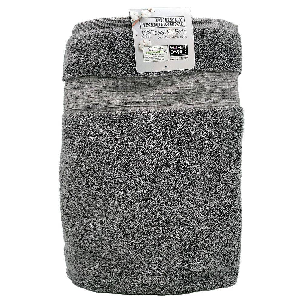 Purely indulgent toalla de baño (gris)
