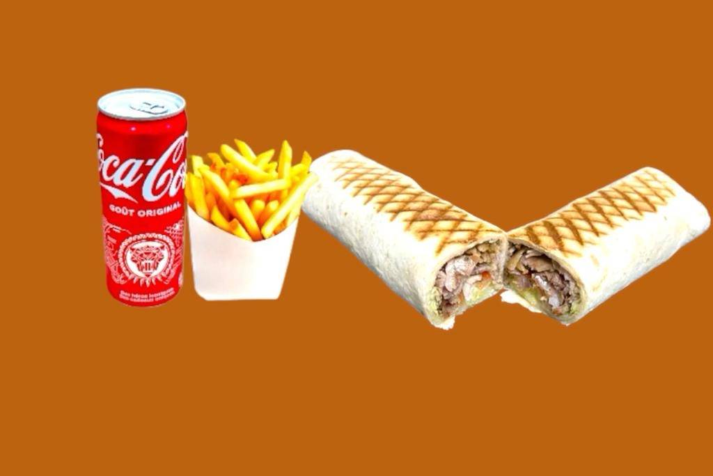 Galette kebab Frites + Boisson