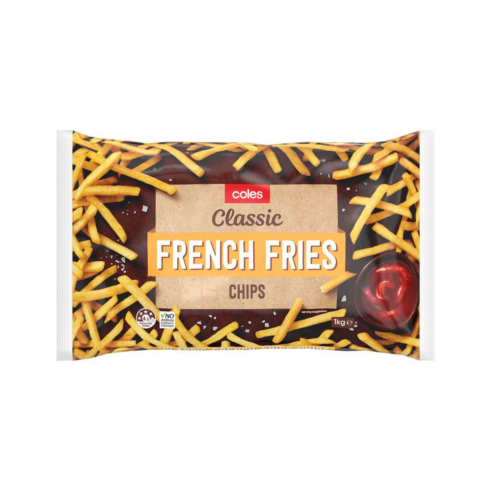 Coles Frozen French Fries 1kg