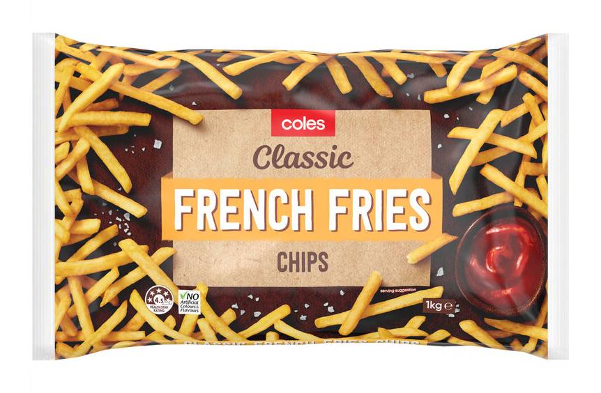 Coles Frozen French Fries (1kg)