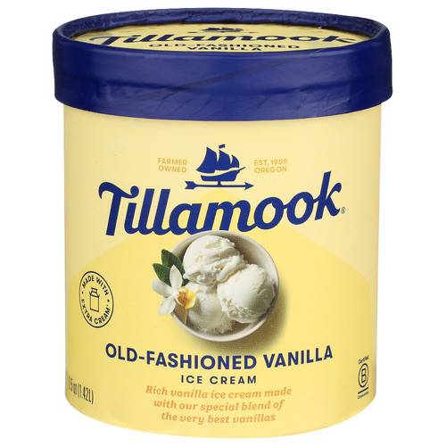 Tillamook Old-Fashioned Vanilla Ice Cream