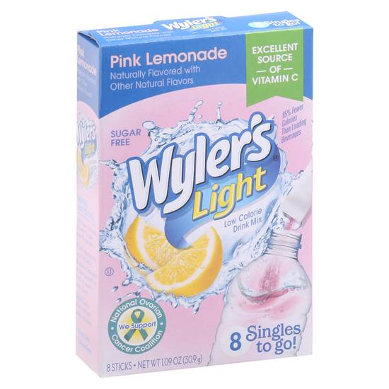 Wyler's Light Pink Lemonade Drink Mix (8 ct)
