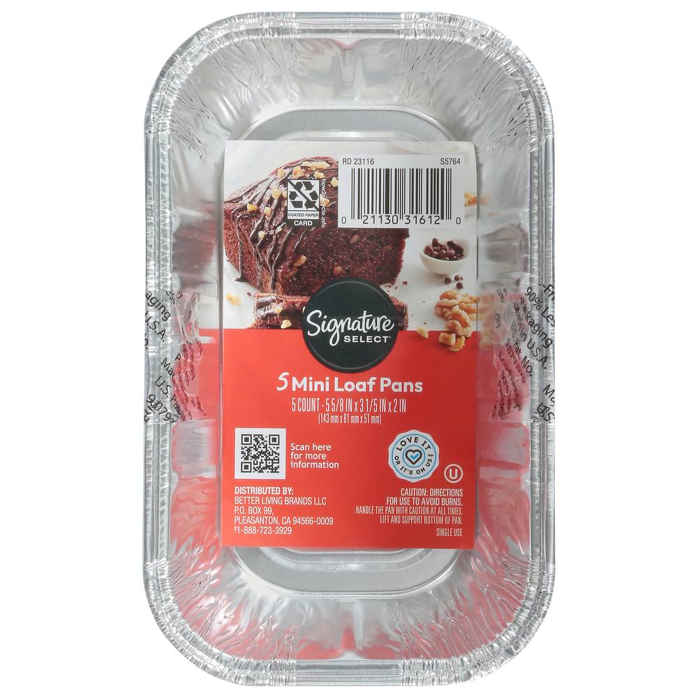 Signature Select Loaf Pans Mini (5 ct)