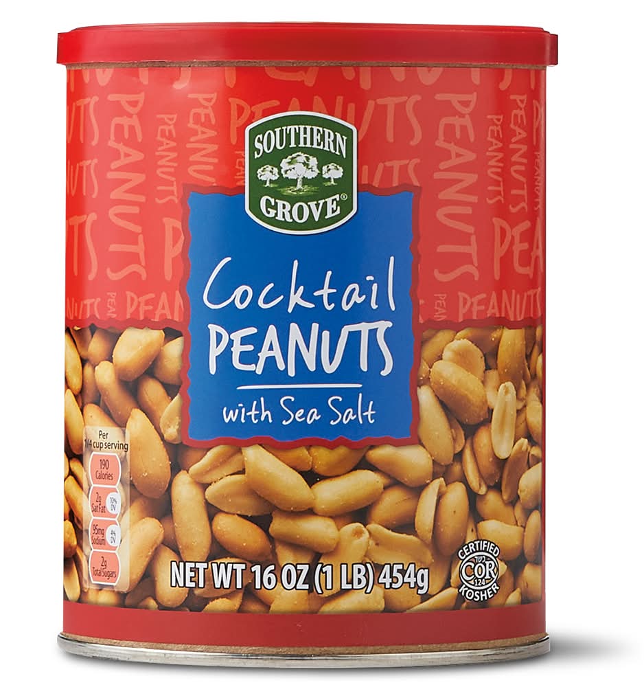 Southern Grove Cocktail Peanuts, Sea Salt (16 oz)