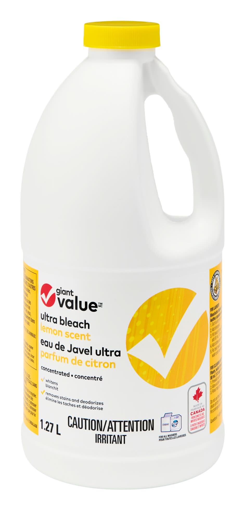 Giant Value Ultra Bleach, Lemon (1.27 L)