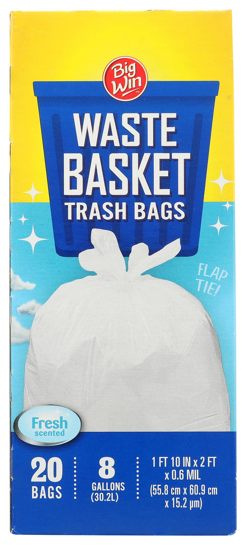 Big Win Waste Basket Trash Bags