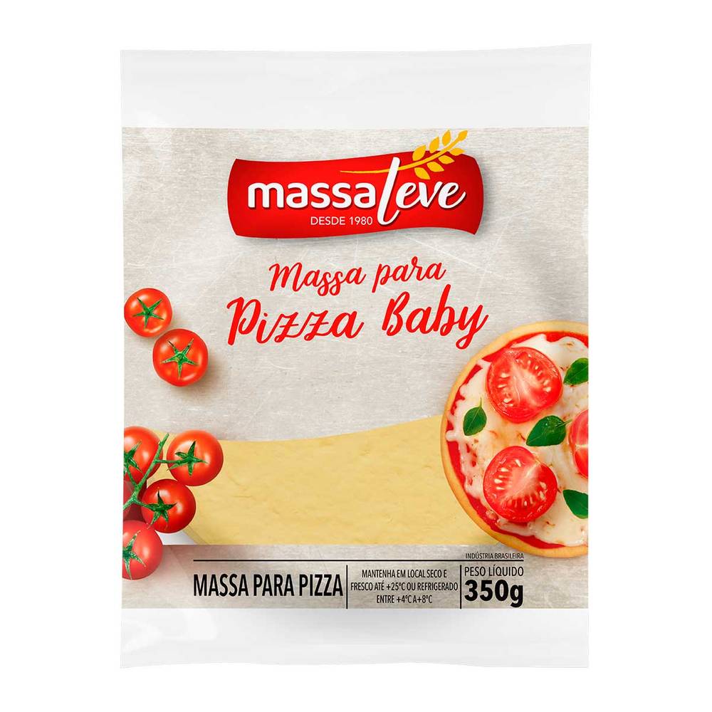 Massa leve Massa para pizza brotinho 