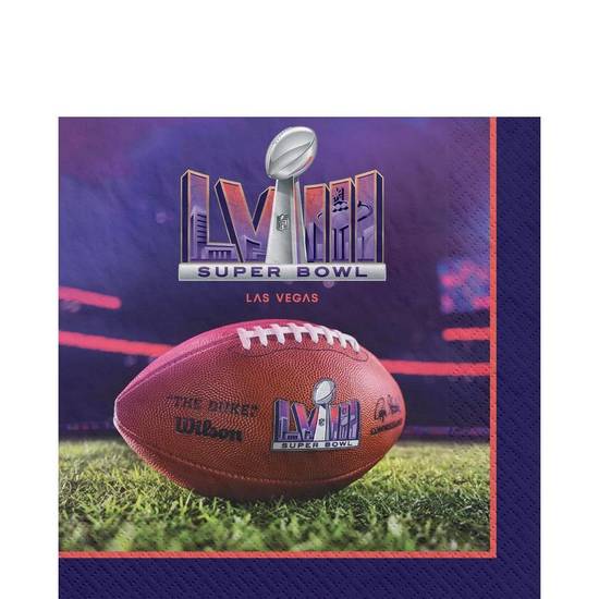 Super Bowl LVIII Paper Lunch Napkins, 6.5in, 40ct - NFL