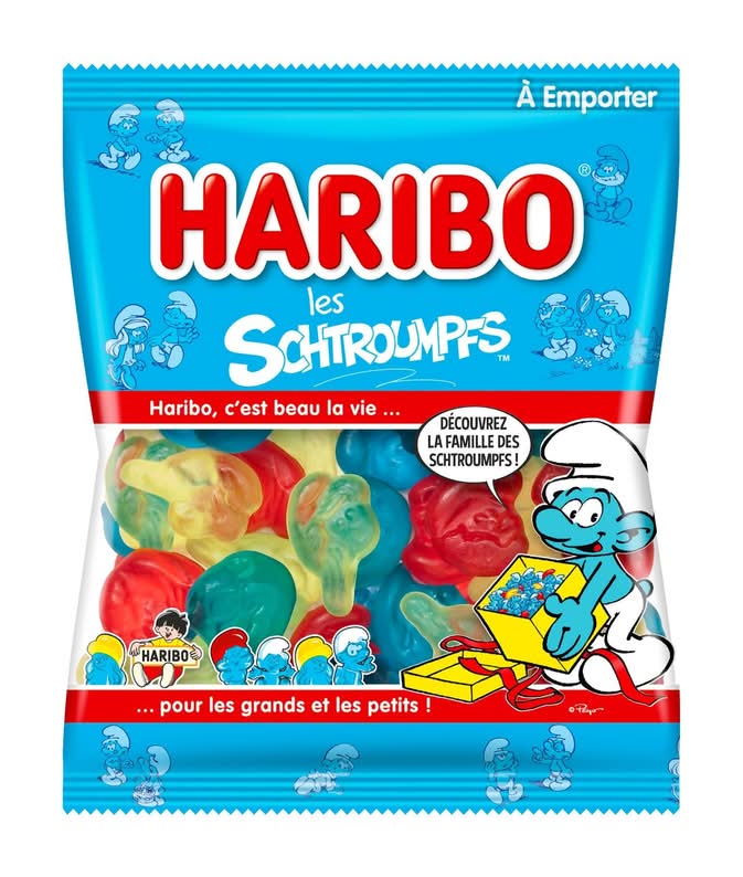 Haribo Schtroumpfs 120g