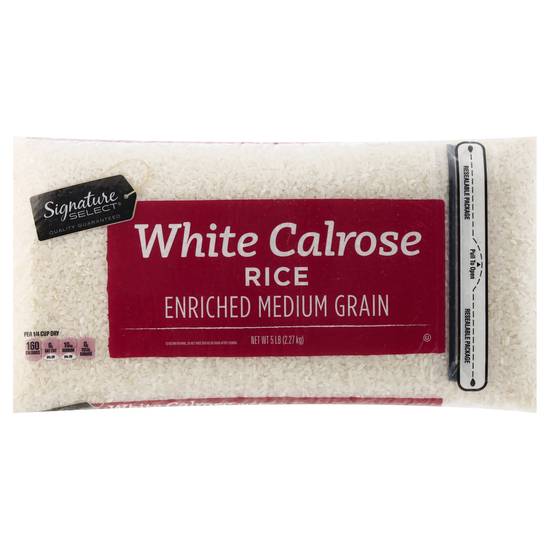 Signature Select Enriched Medium Grain White Calrose Rice