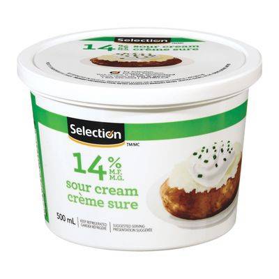 Selection crème sure 14 % - sour cream 14%